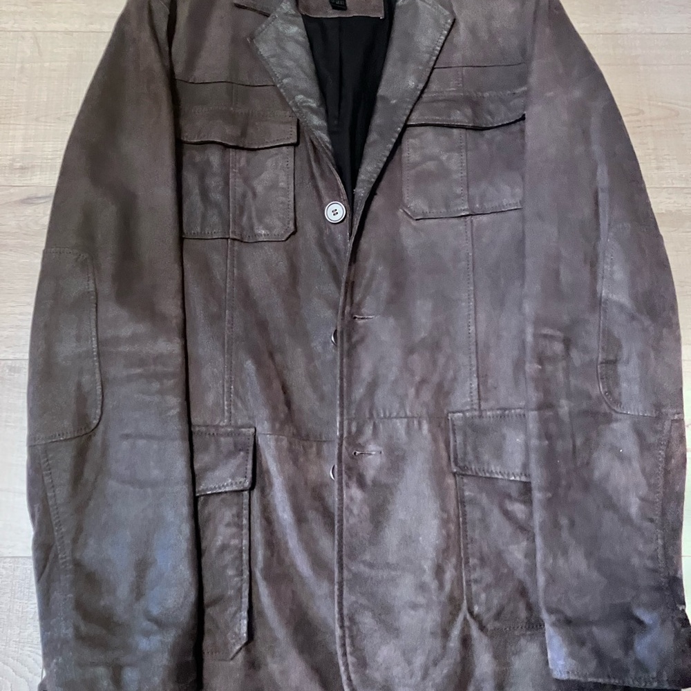 Men's Brown Leather Jacket